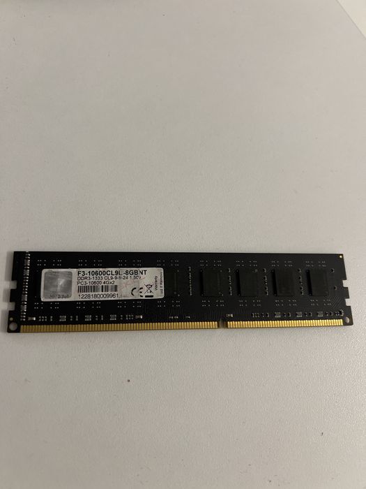 8GB RAM DDR3 1333Mhz