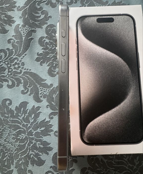 iPhone 15 Pro, White Titanium, 128GB, full box