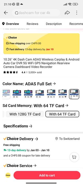 HD DVR 4K camera recorder