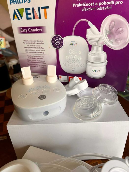 Продавам електронна помпа за изцеждане AVENT EASY COMFORT (SCF301)