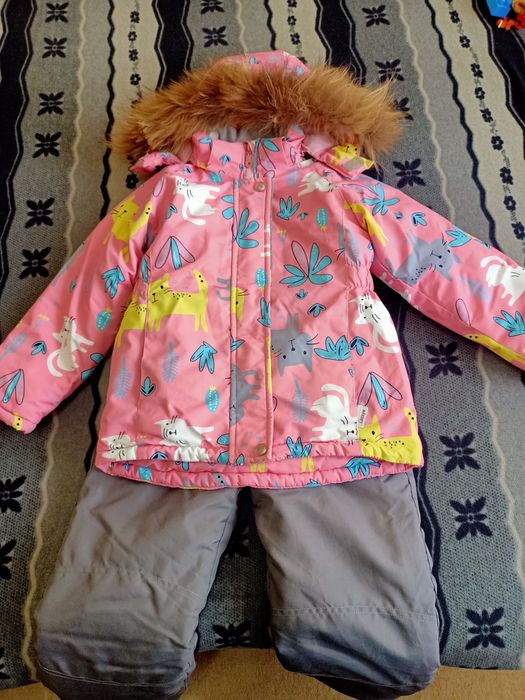 Зимний костюм на девочку