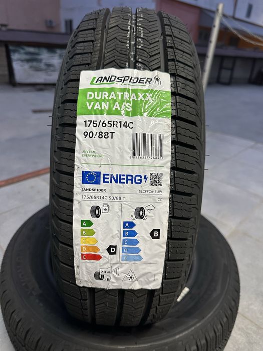 Нови всесезонни бусови гуми LANDSPIDER DURATRAXX VAN A/S 175/65R14C 90/88T 1756514 1756514C