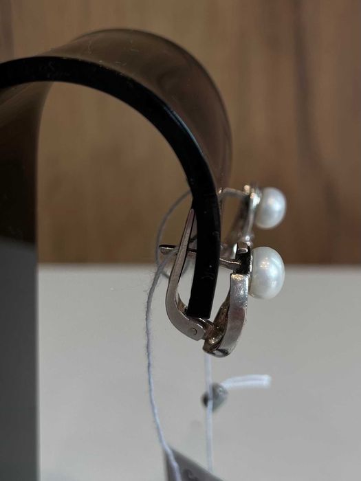 Сребърни дамски обеци с инкрустации – проба 925