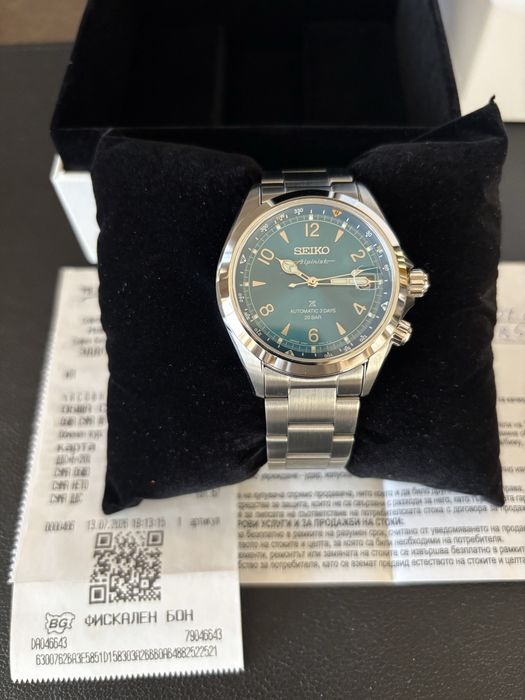 Seiko Prospex Alpinist SPB503J1 Teal – Full Set | 07/2026 | 3 Years Warranty | Like New