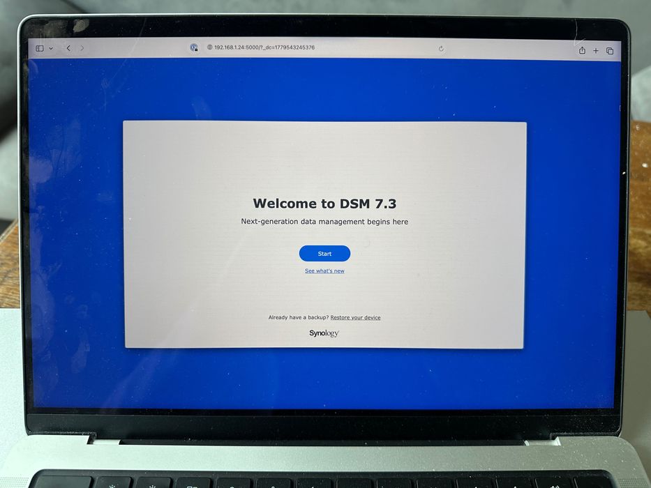 Synology RackStation RS822+ (4-Bay NAS) 1U rack