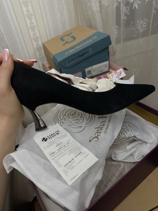 Туфли замшевые натуральные, 37 размер