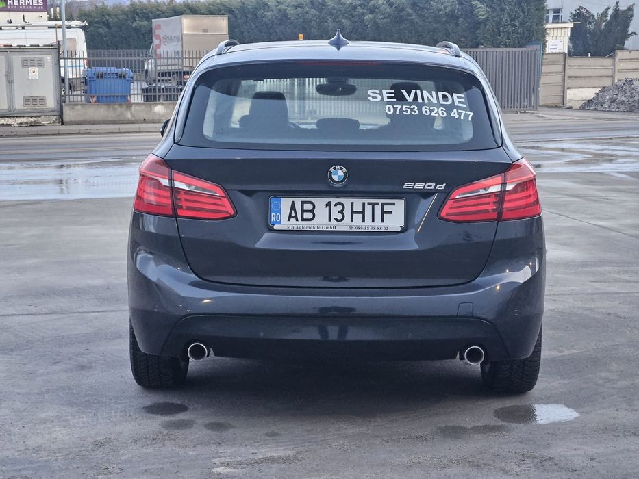Bmw 220 2015 2L D. EURO6 fără adblu AUTOMAT, TRACTIUNE  FAȚĂ