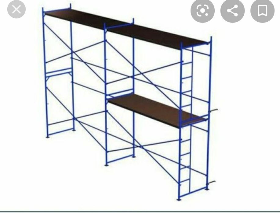 Строительные леса с трапом