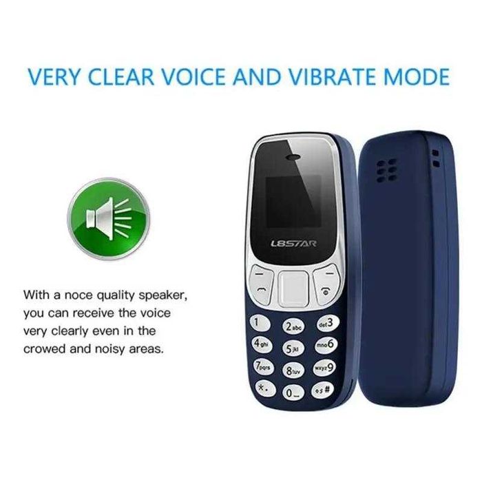 Mini Telefon Dual-Sim Cu Butoane