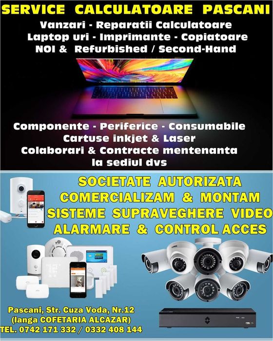 Vanzari - reparatii Imprimante Copiatoare Calculatoare Laptop