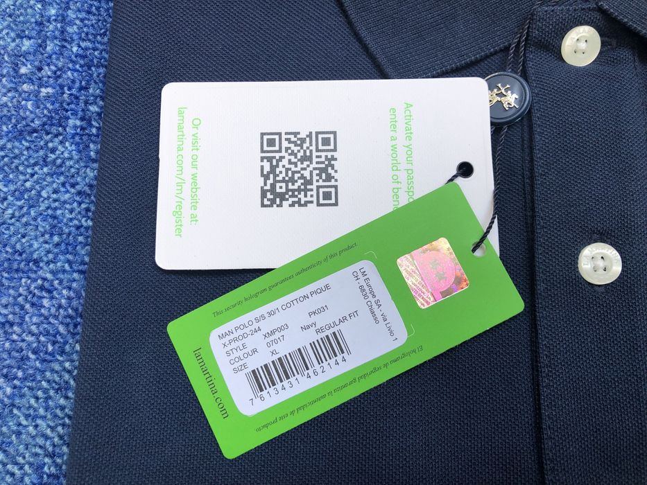 La Martina Polo Pique Shirt ОРИГИНАЛНИ мъжки поло тениски - M/L/XL