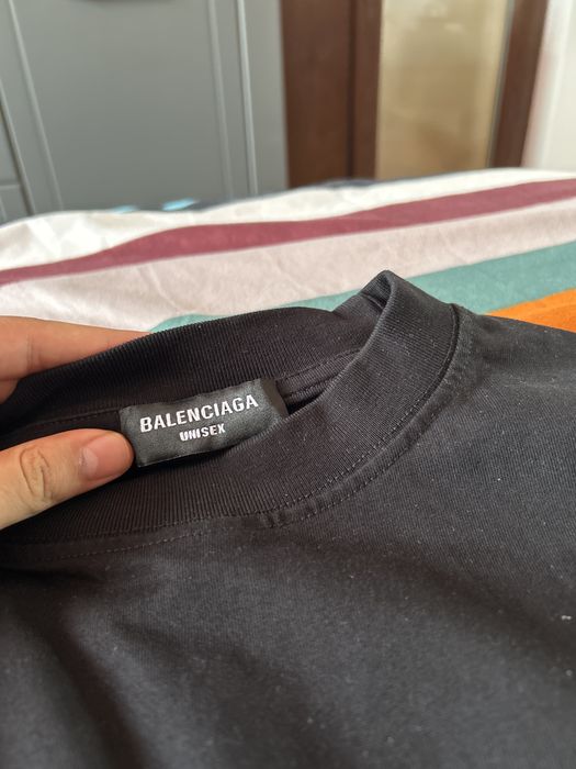 tricou balenciaga lion club oversized fit