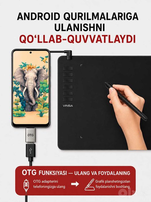 Grafik planshet Vinsa T1161