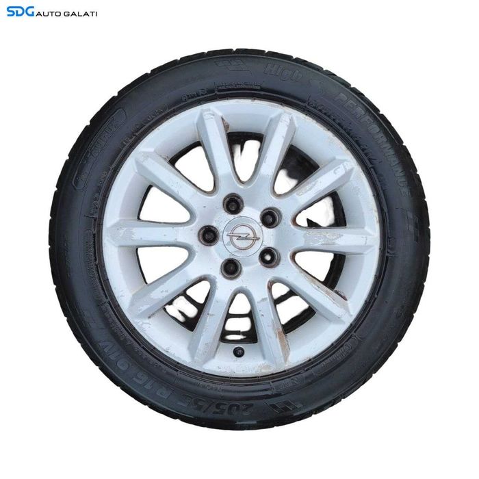 Set Roti Jante Roata Janta 5x110 205 55 R16 6.5JX16H2 ET37 Opel Corsa C 2000 - 2006 [JNT0004]
