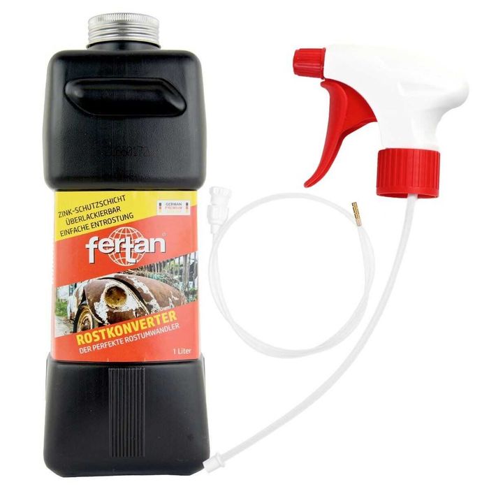 Antirugina Convertor Rugina Fertan 1l + pulverizator duza tub cavitati