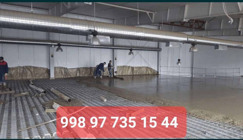 Стаяшка ва шлифовка ишларини киламиз