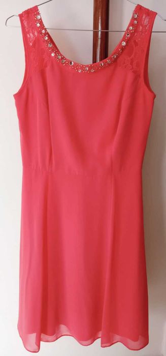 Рокля официална, празнична, елегантна розова, черна, зелена, леопард