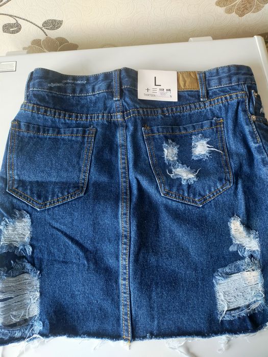 Продается мини юбка джинсовая 42 размер