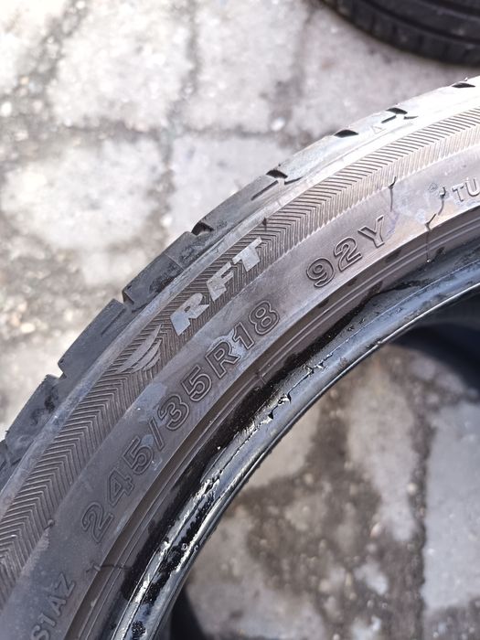 Anvelope vara 225 40 18 cu 245 35 18 Bridgestone runflat 2018