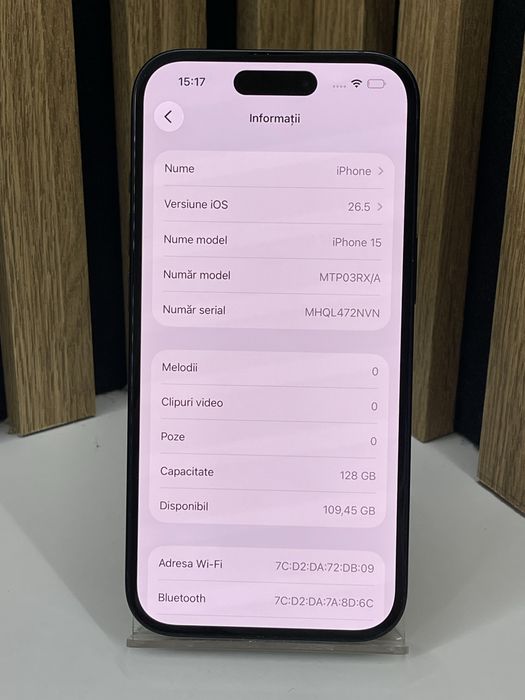 Iphone 15 128Gb 97% baterie Garantie / Factura #60196