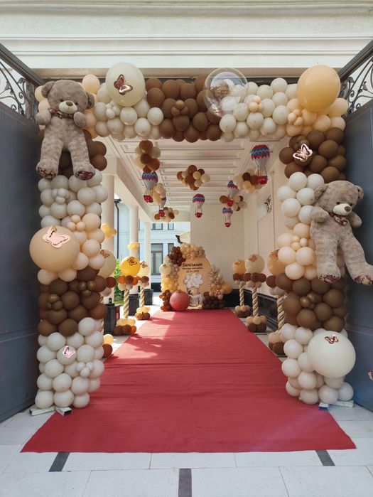 Shar oformileniya va ayiqlar xizmati Video foto Teddi shou animator