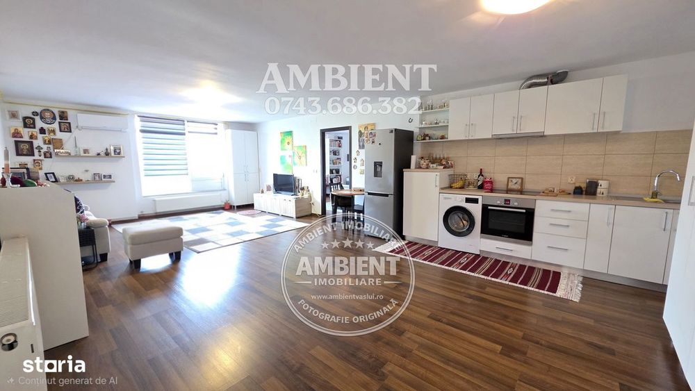 Apartament cu 2 camere tip ”open-space”, mobilat și utilat, zona CRUCE — fotografia 3