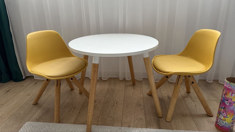 Masuta si 2 scaune copii Mobexpert (set)