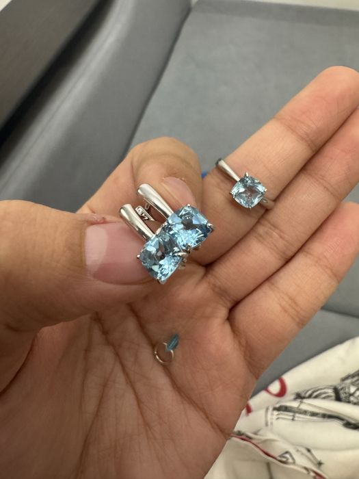 Кольцо и серьги SOKOLOV оригинал