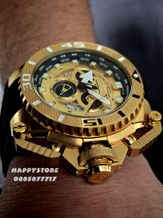 INVICTA Optimus Gold 66 mm, Инвикта нов ръчен часовник
