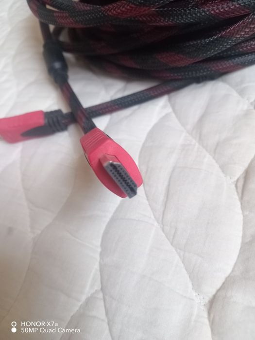 HDMI срочно продам новый кабель HDMI 12 метровый в хорошем состоянии m