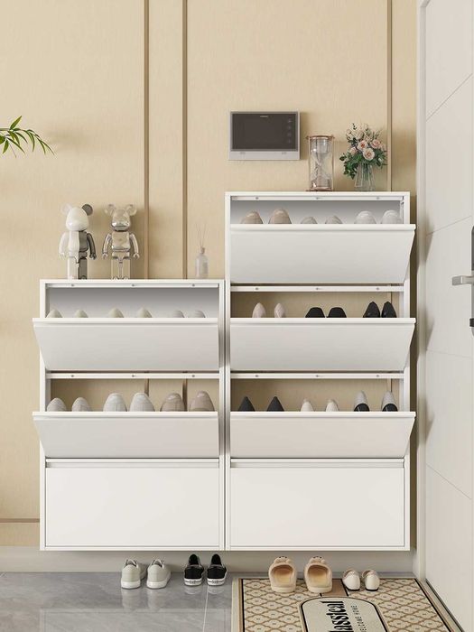 Настенный обувной шкаф/Современный металлический шкаф