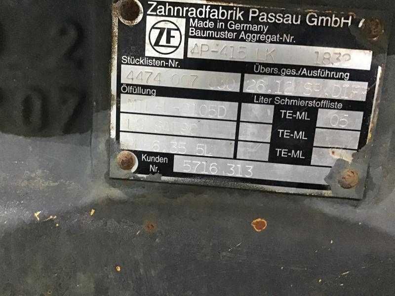 Axa spate complate ZF AP415LK - Piese de schimb Liebherr