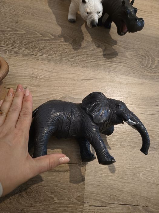 Set 4 animale sălbatice din plastic moale