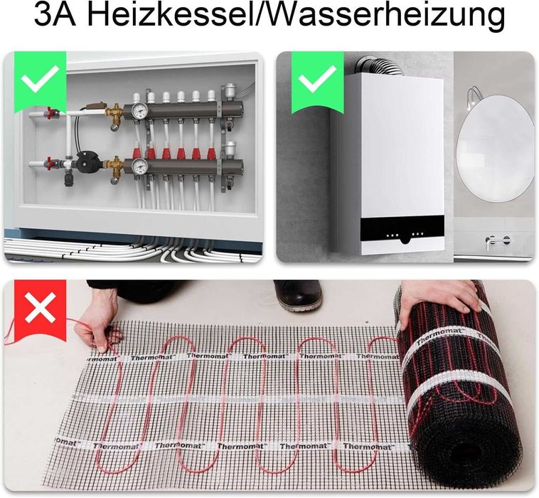 Termostat Ketotek Smart Wifi Pardoseala KTF0176C încălzire pardoseală