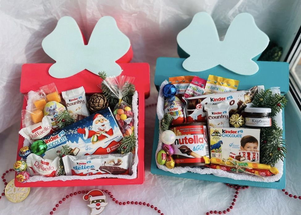 Новогодние боксы коробки