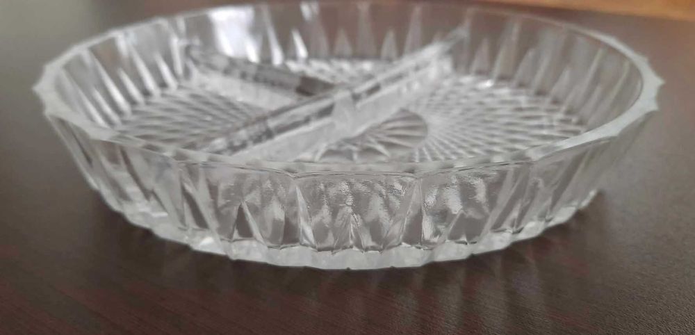 Кристални кана, ордьовър, бонбониера и свещник