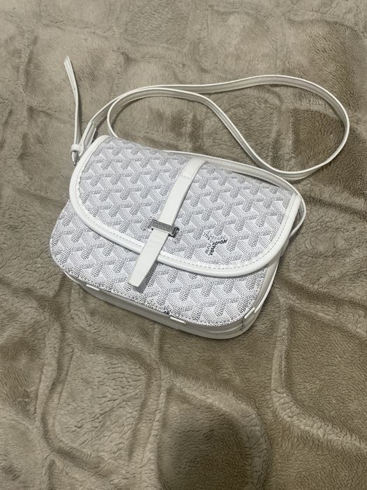 сумка goyard белая