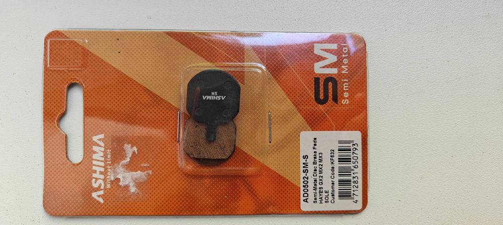 Placute frana ASHIMA Semi-Metal AD0502-SM-S