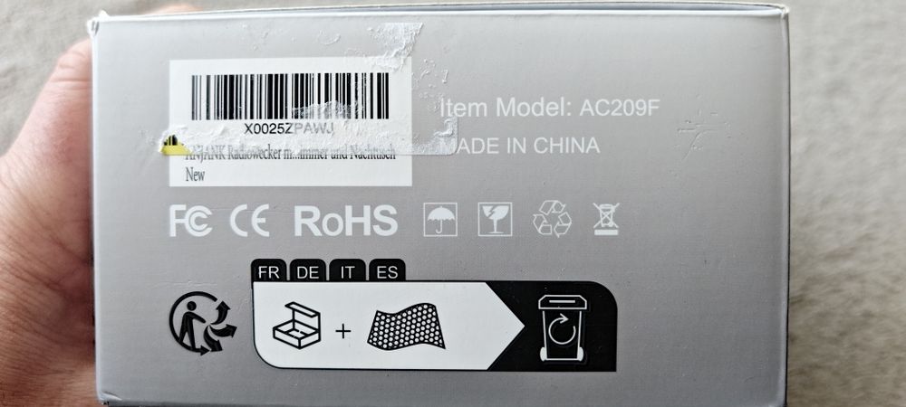 Ceas radio boxa bluetooth
