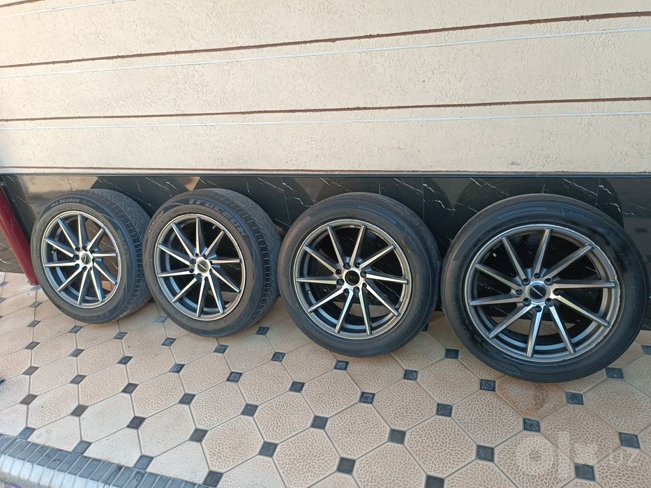Vossen Diska Balon 215 55 R17 Holati Yaxshi Skitkada