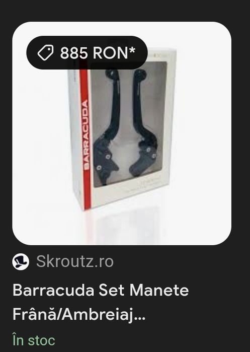 Manete frana si ambreaj Baracuda motocicleta yamaha r6 suzuki gsxr
