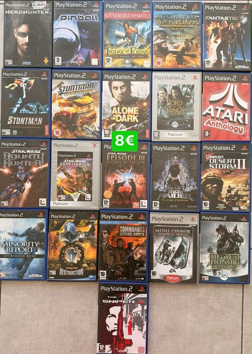 Playstation 2 игри над 100 / Sponge Bob / Hitman/ Prince of Persia