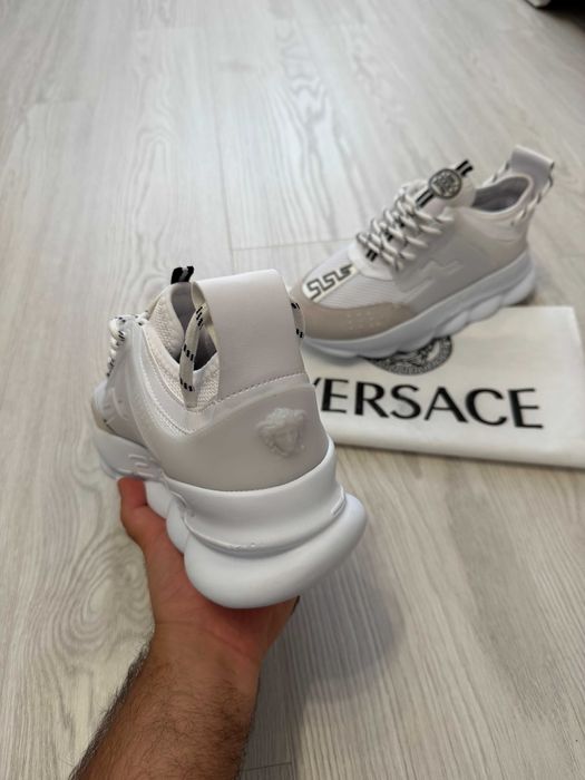 Adidasi VERSACE Chain Reaction l Produs NOU
