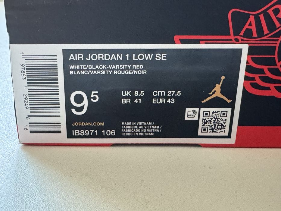 Air Jordan 1 Low SE новые! Оригинал! Джорданы