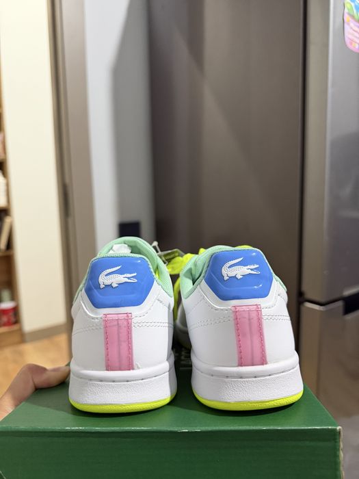 Продам Кеды белые детские Lacoste оригинал