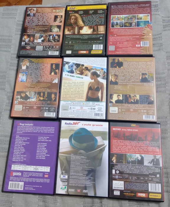 Lot 9 buc. DVD filme in engleza subtitrat poloneza