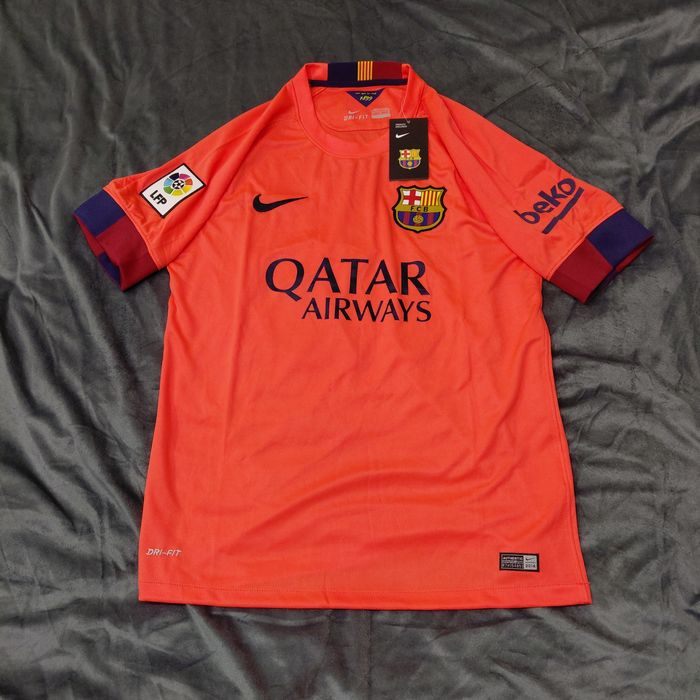 NIKE Ретро футболна тениска/фланелка на Barcelona НОВА