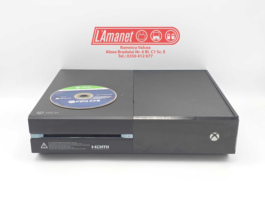 Consola Gaming XBox One Black 500GB 1 Joc Fifa23 1 Maneta Stare Buna