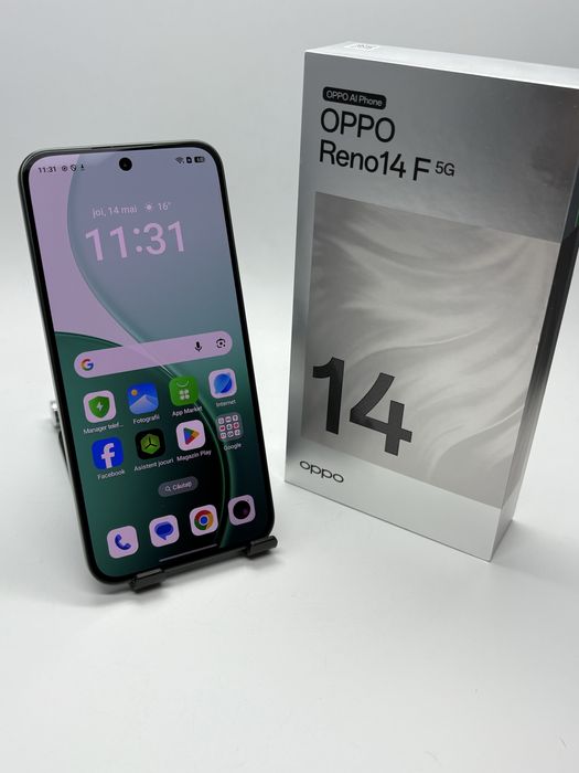 OPPO Reno 14F 5G - 256Gb - Stare Excelenta - Pachet Complet + Garantie