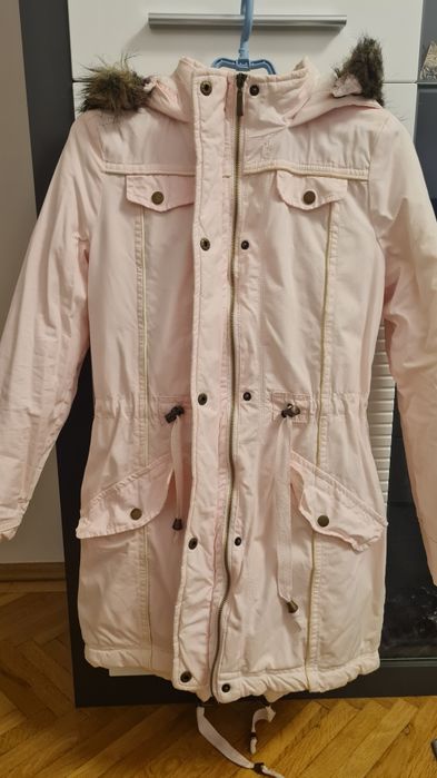 Geaca roz parka S